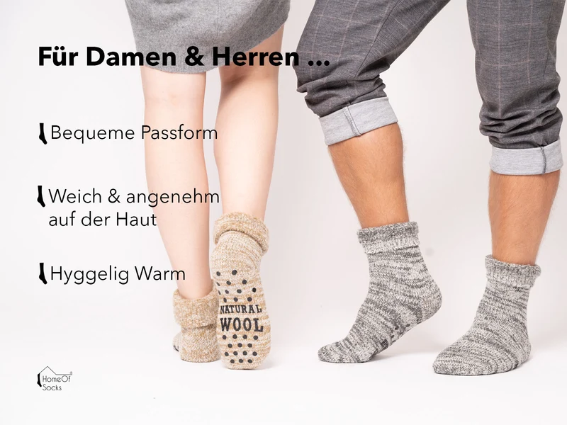 Ein Paar 63% ABS Wollsocken Inu Extra Warm Mit Frottee Winter