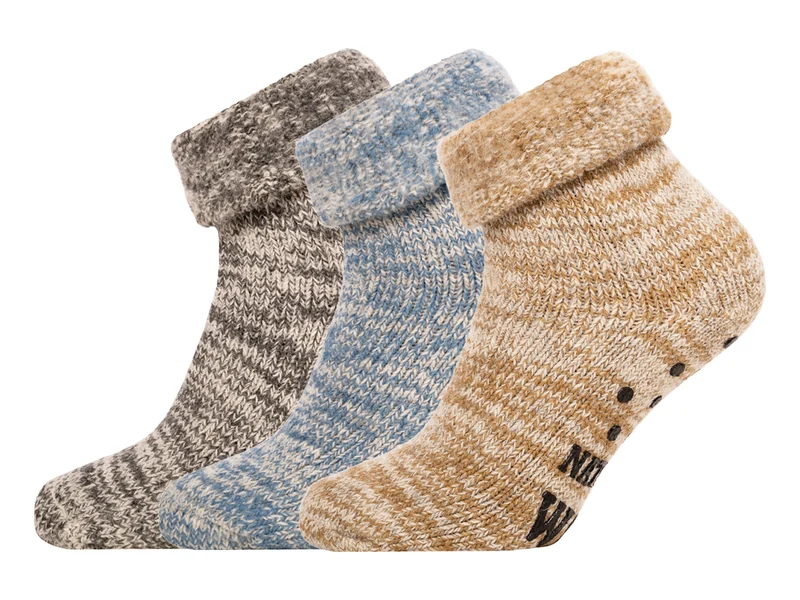 Ein Paar 63% ABS Wollsocken Inu Extra Warm Mit Frottee Winter