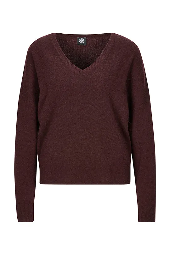 V-Pullover aus feiner Woll-Kaschmir-Qualität Barolo