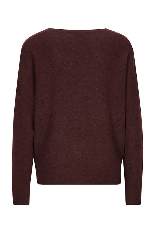 V-Pullover aus feiner Woll-Kaschmir-Qualität Barolo