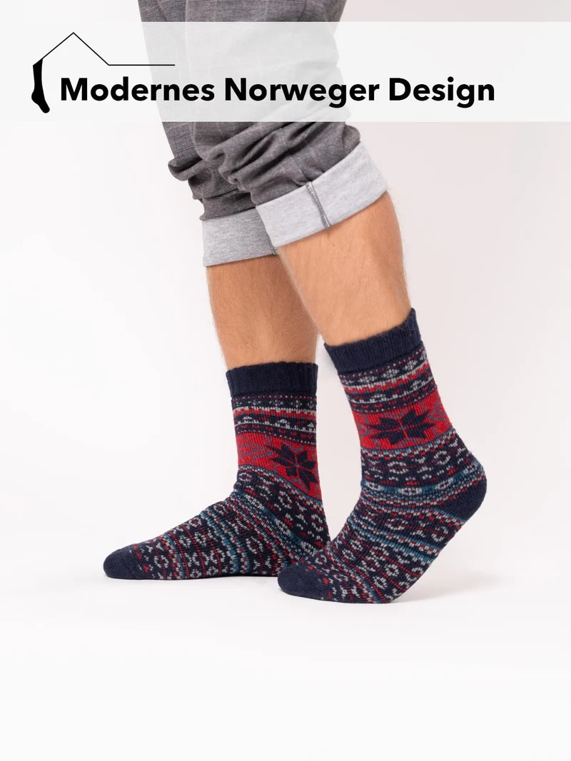 Ein Paar Bunte Baumwollsocken s Design