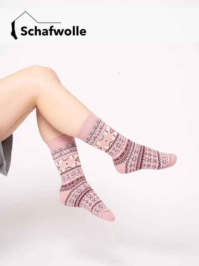 Ein Paar Bunte Baumwollsocken s Design