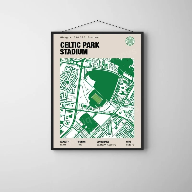 Celtic Park Karte Drucken