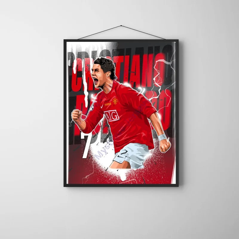 Cristiano Ronaldo Man Utd Druck