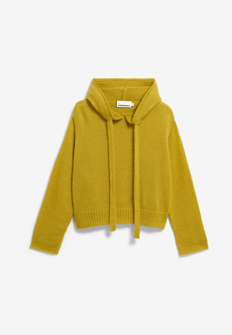 MOHAIR-MIX STRICK-HOODIE | mosslace