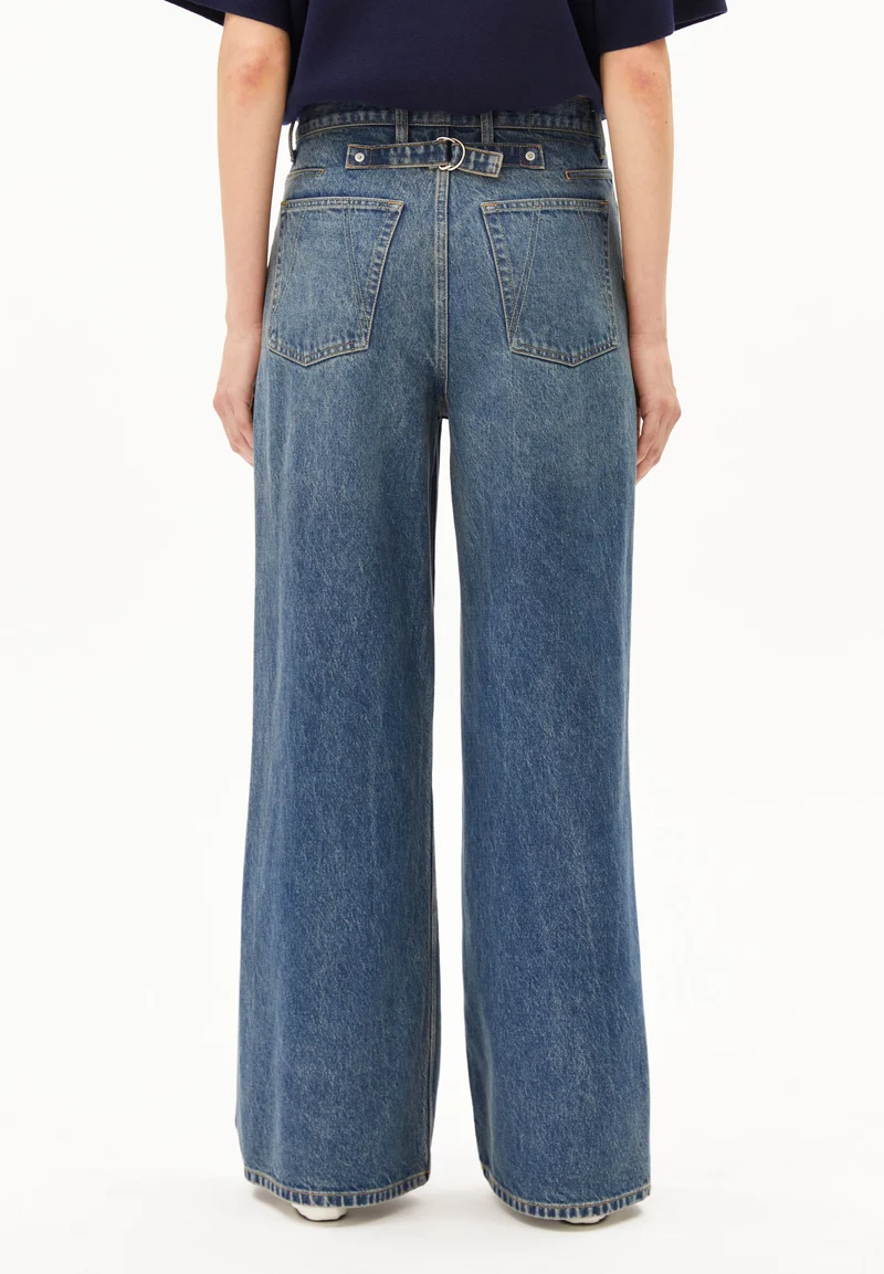 ATHENAAS HIGH WAIST WIDE JEANS | ligure