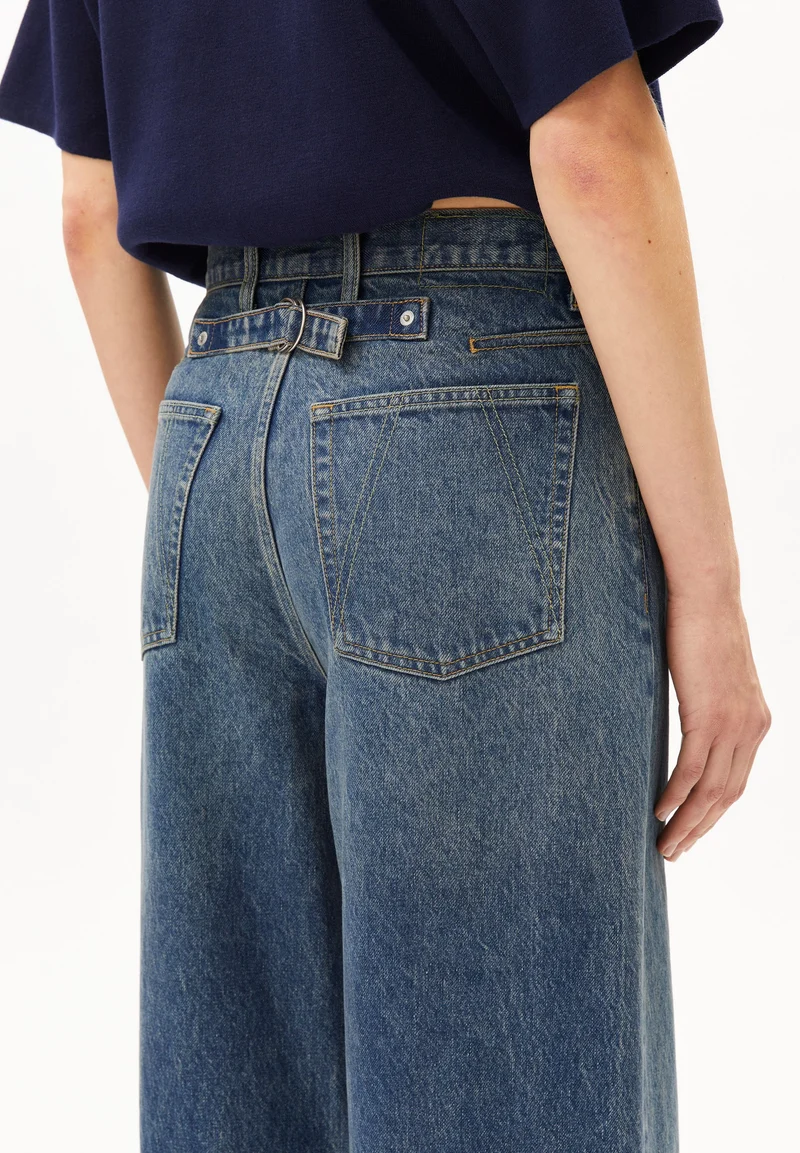 ATHENAAS HIGH WAIST WIDE JEANS | ligure