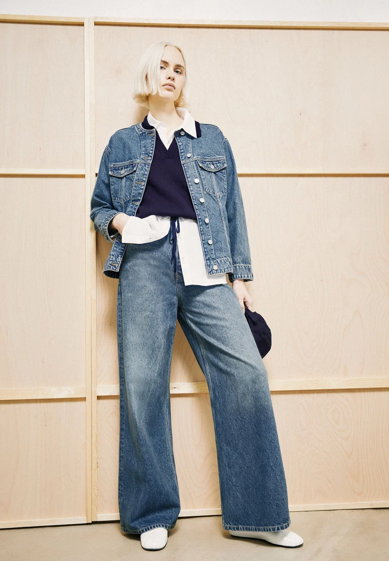 ATHENAAS HIGH WAIST WIDE JEANS | ligure