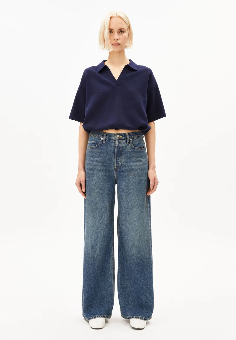 ATHENAAS HIGH WAIST WIDE JEANS | ligure