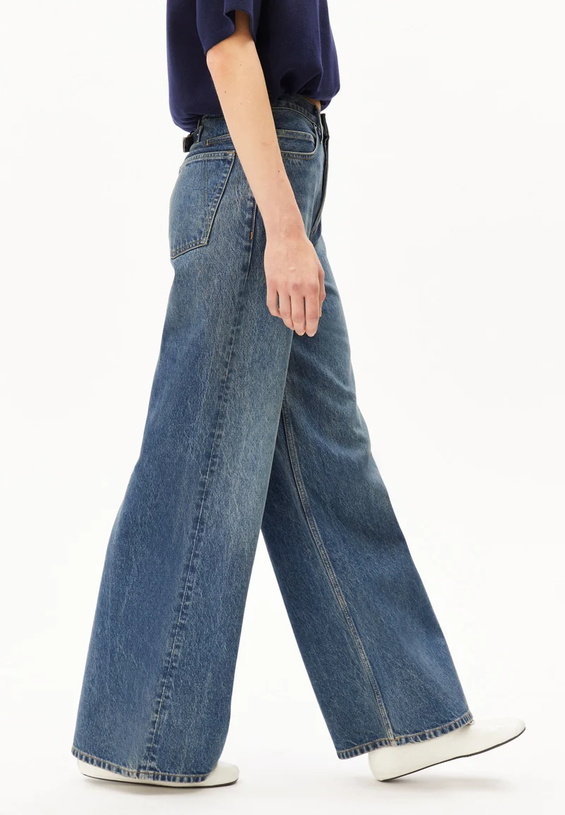 ATHENAAS HIGH WAIST WIDE JEANS | ligure