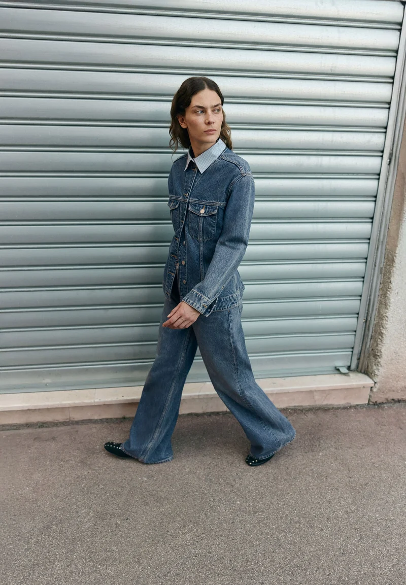 ATHENAAS HIGH WAIST WIDE JEANS | ligure