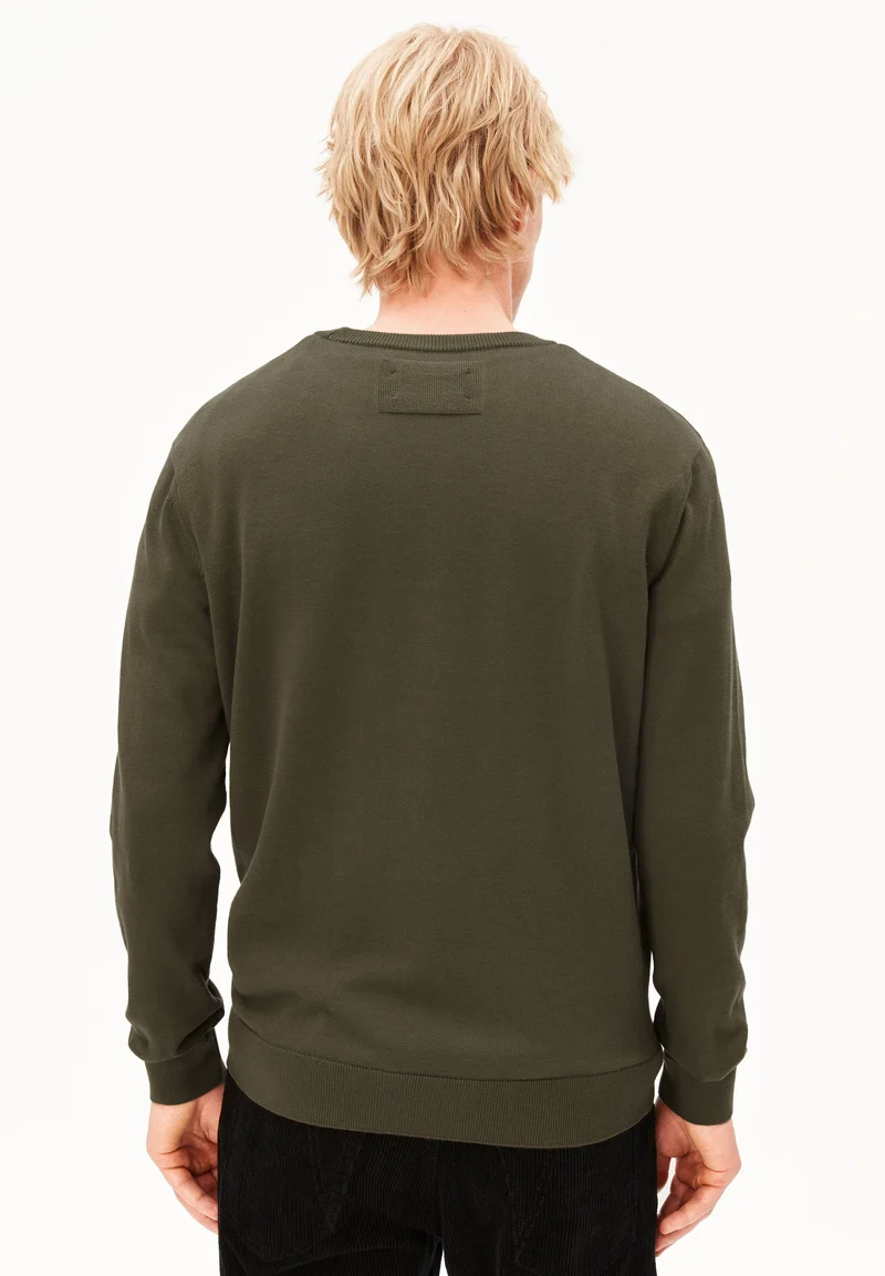 LOUKAA STRICKPULLOVER | dark earth
