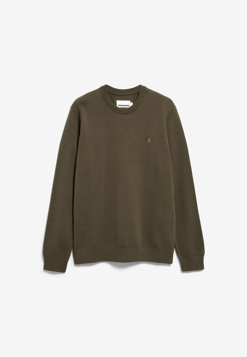 LOUKAA STRICKPULLOVER | dark earth