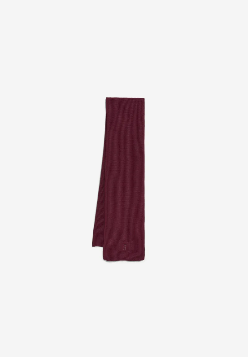 ICONIC Å CLAASAS BAUMWOLL-SCHAL | velvet red