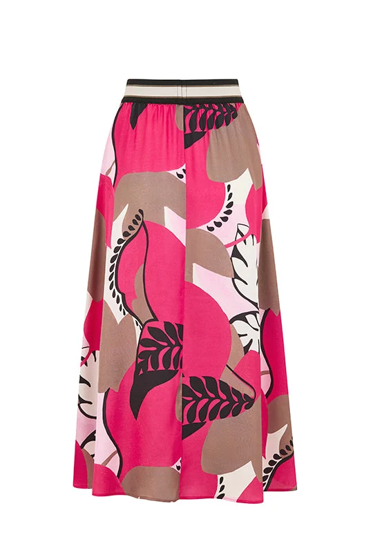 Rock mit Color-Wave-Print