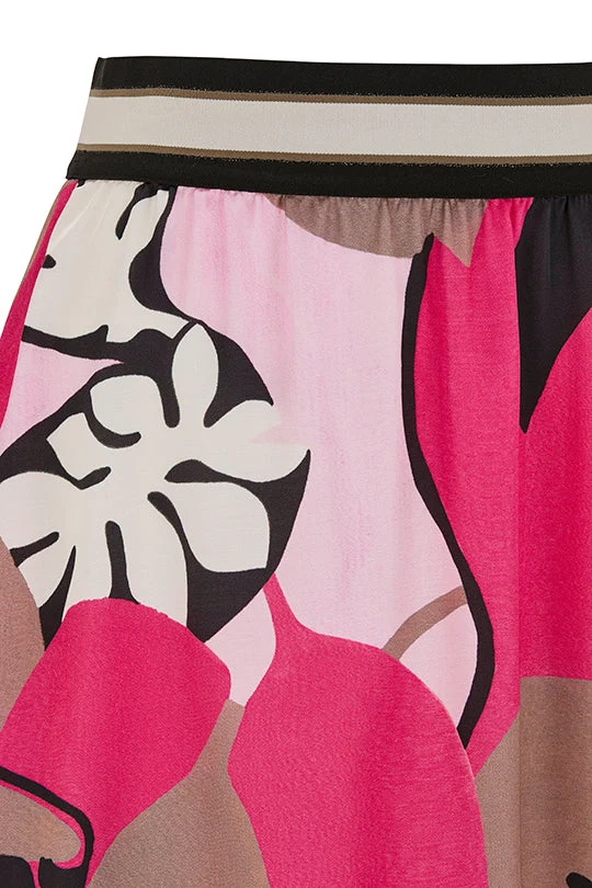 Rock mit Color-Wave-Print