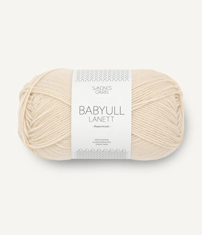 sandnes garn babyull lanett