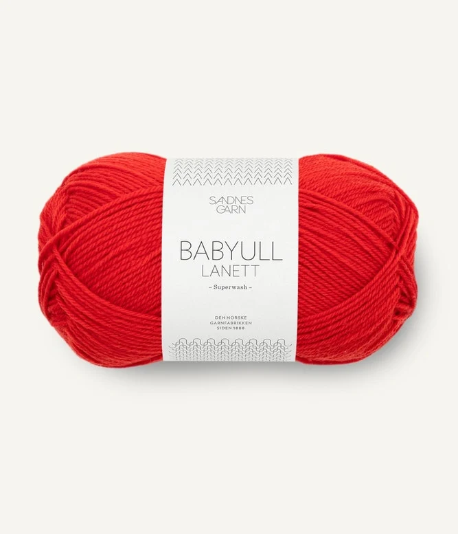sandnes garn babyull lanett