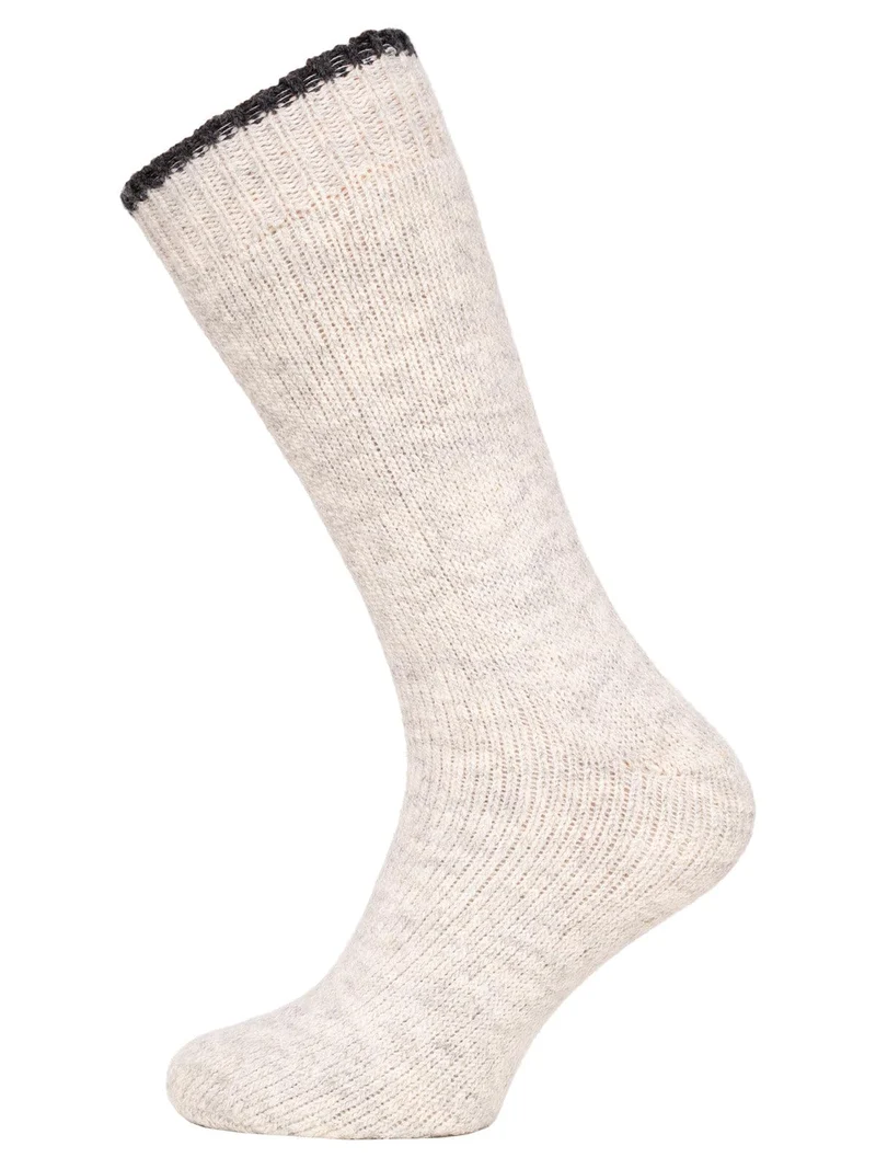 Ein Paar 80% Wollsocken Inu Extra Warm Mit Frottee Winter