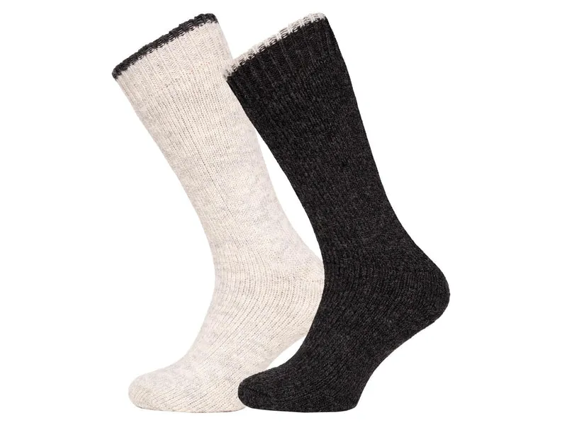 Ein Paar 80% Wollsocken Inu Extra Warm Mit Frottee Winter