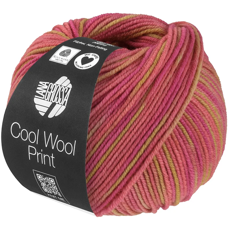 lana grossa cool wool melange/print