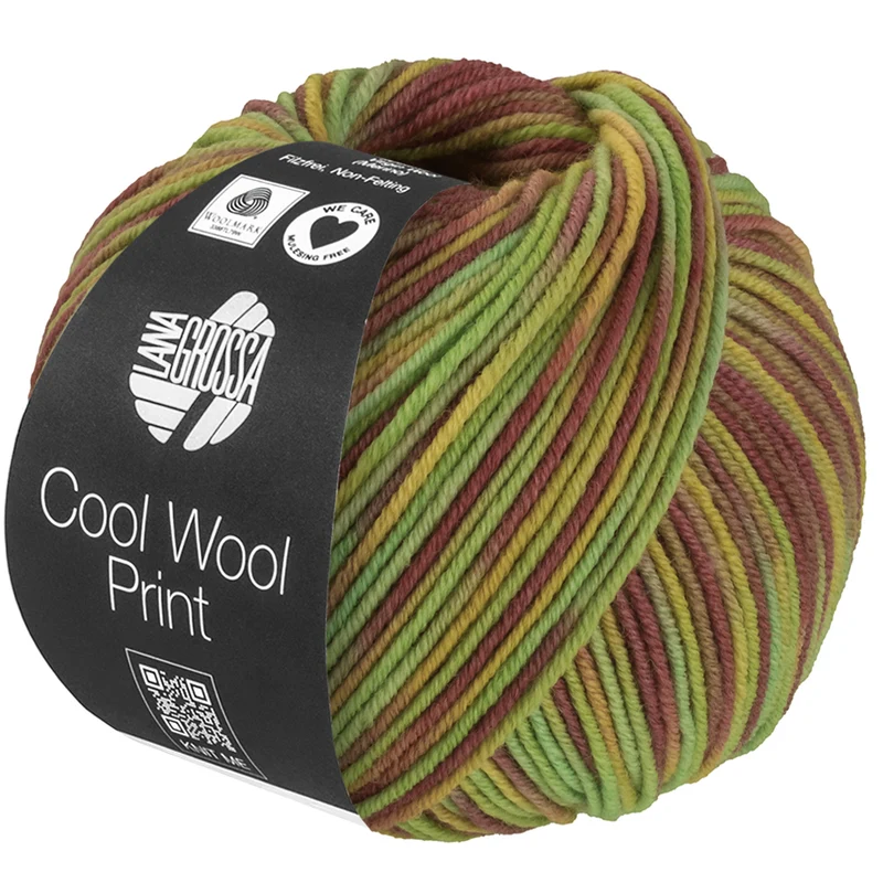 lana grossa cool wool melange/print