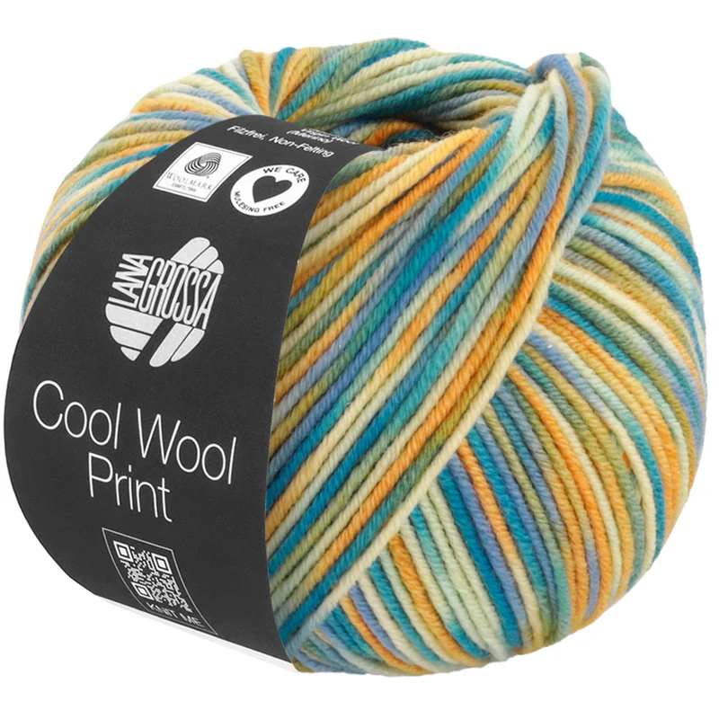 lana grossa cool wool melange/print