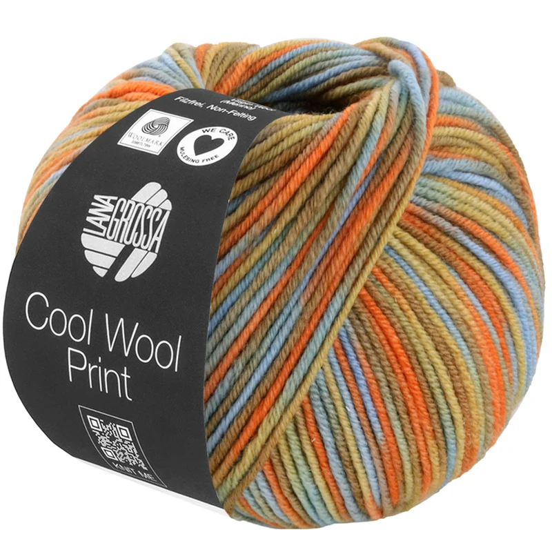 lana grossa cool wool melange/print