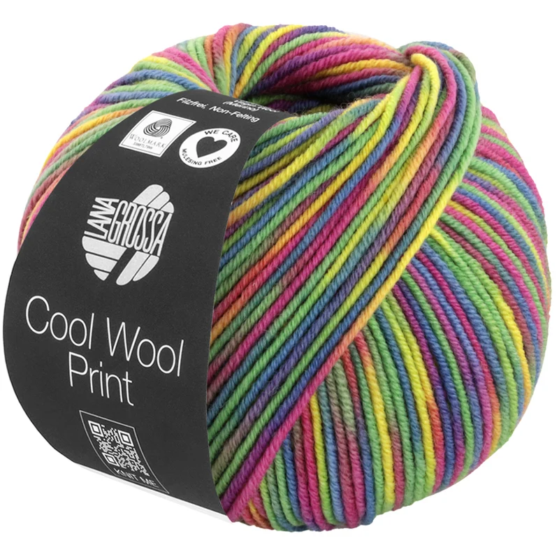 lana grossa cool wool melange/print