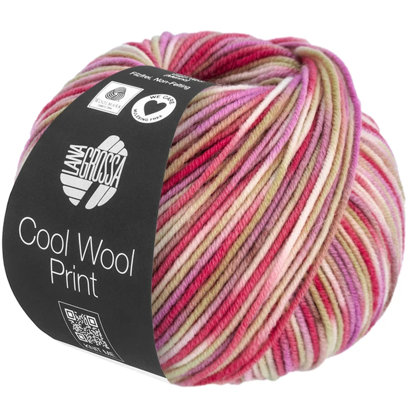 lana grossa cool wool melange/print