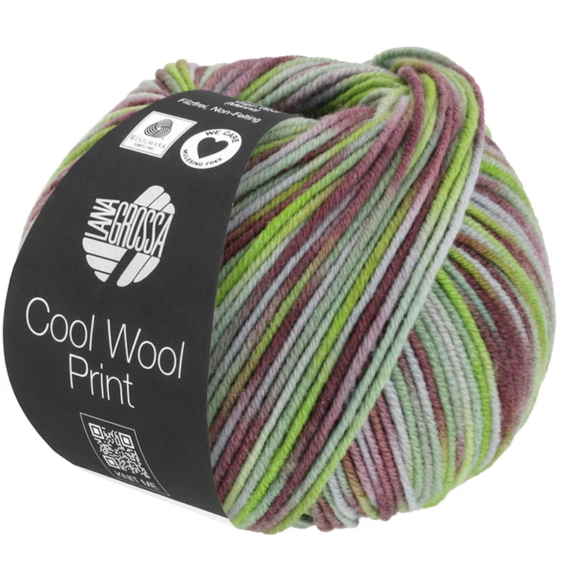 lana grossa cool wool melange/print