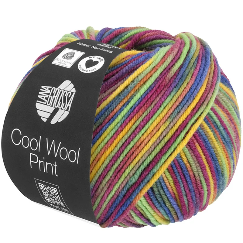 lana grossa cool wool melange/print