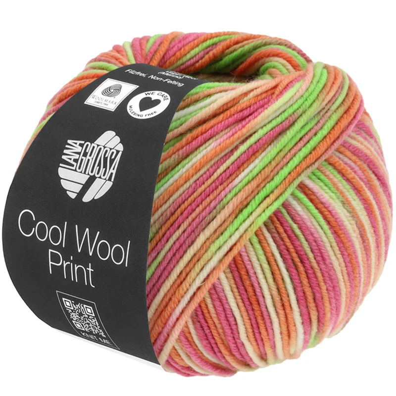 lana grossa cool wool melange/print