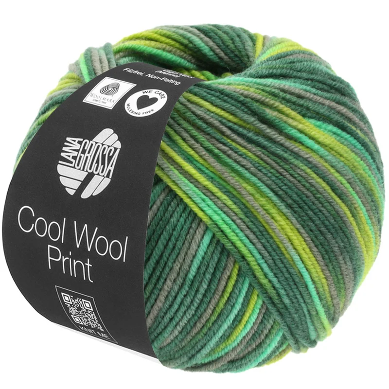 lana grossa cool wool melange/print