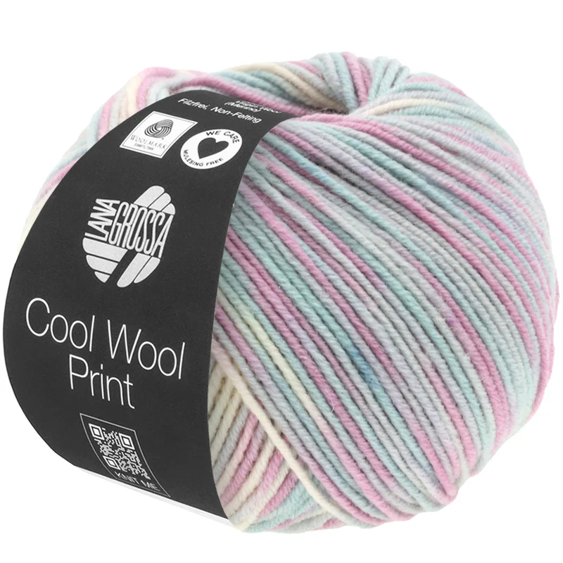 lana grossa cool wool melange/print