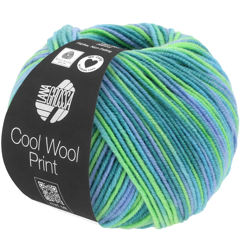 lana grossa cool wool melange/print
