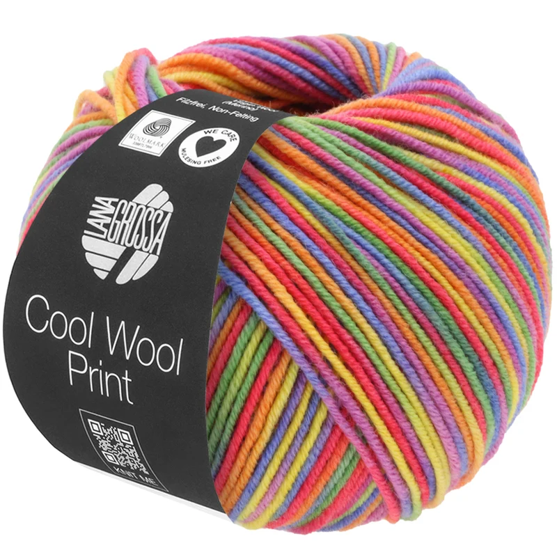lana grossa cool wool melange/print