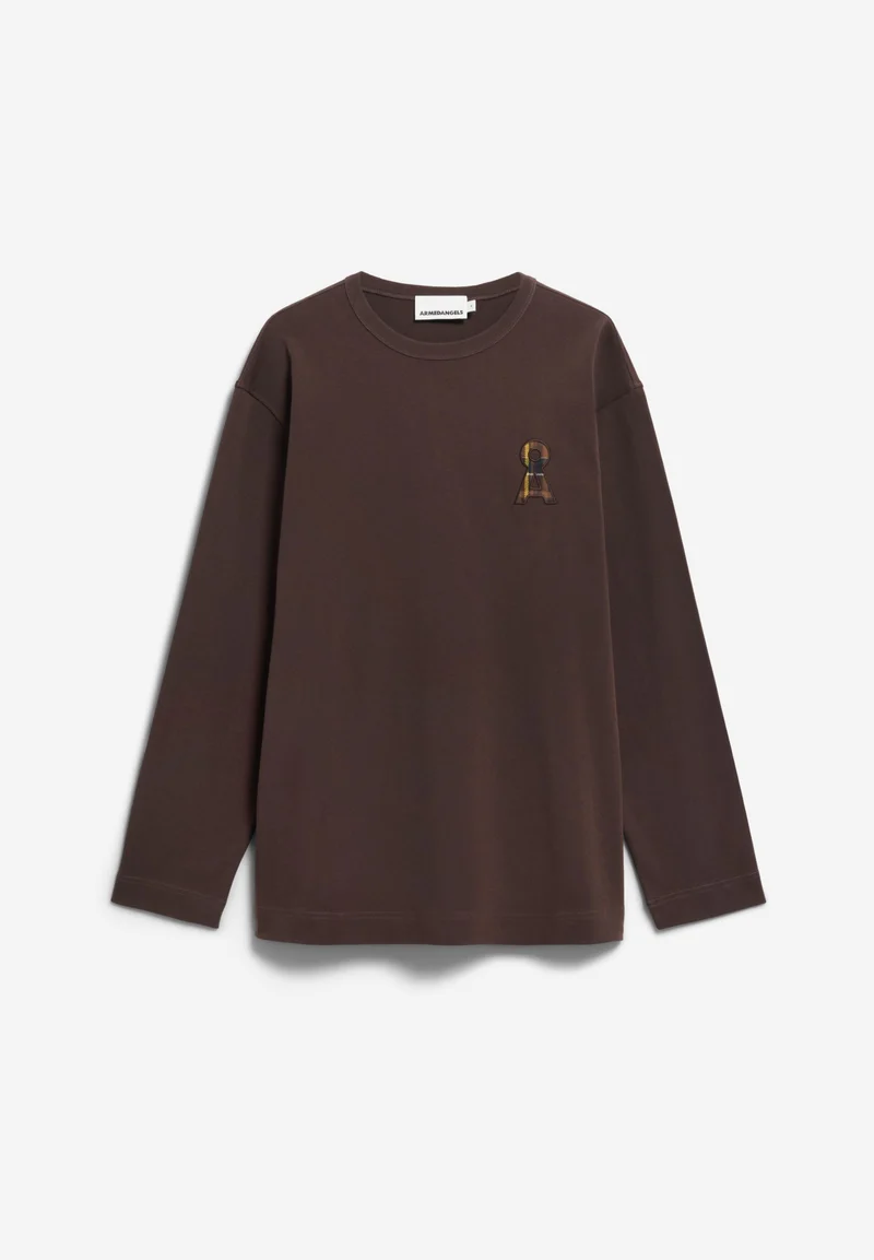 MAARKOS Å LOGO LANGARMSHIRT | claystone