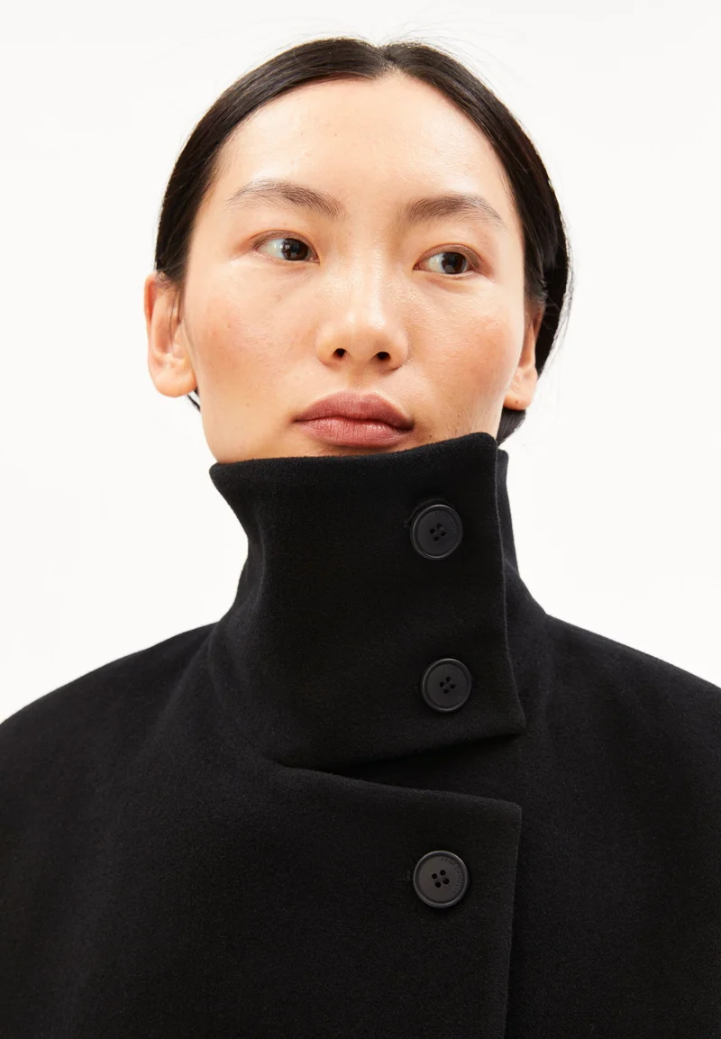 MAJELAA WOLLJACKE | black