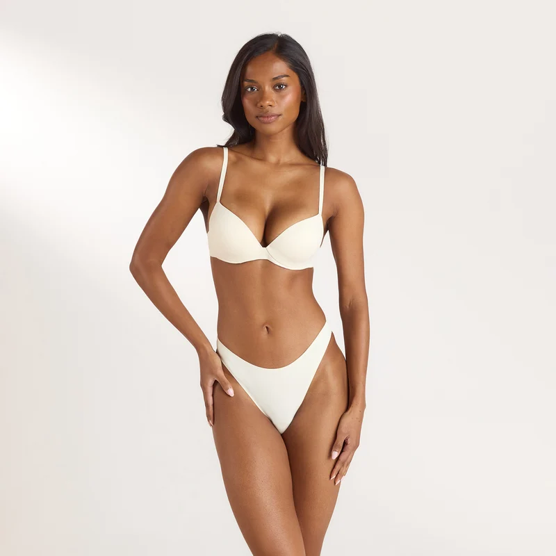 PillowSoft™ BH mit Hohem Push-Up - Milchkaffee