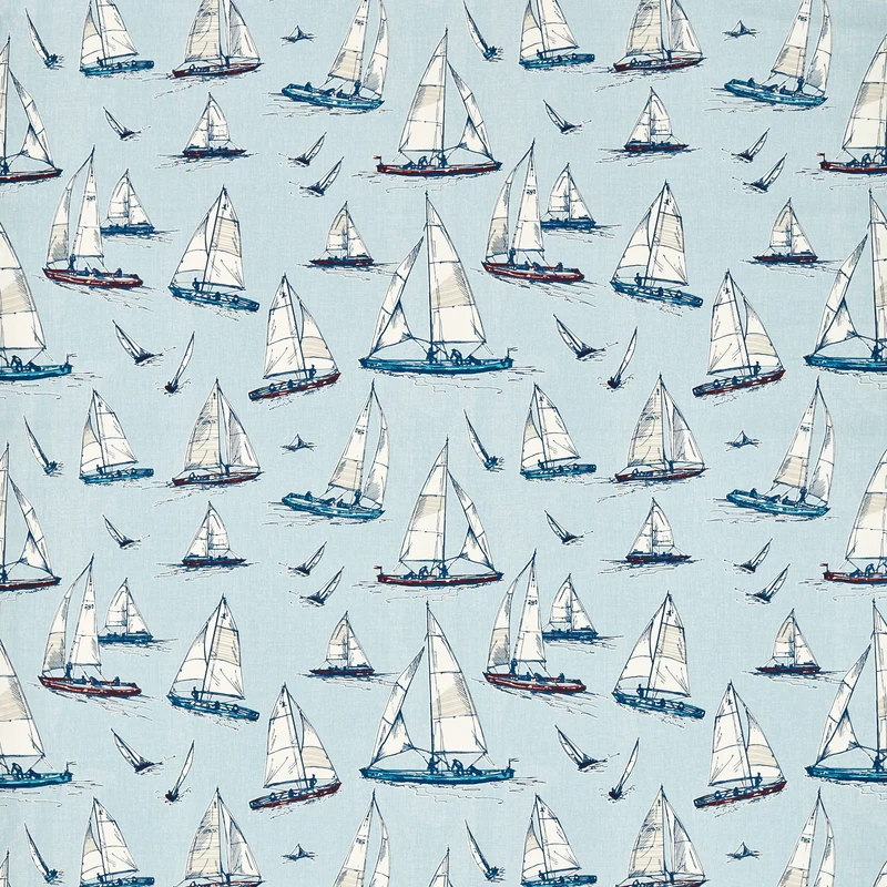 Baumwollstoff Segelyacht - marine