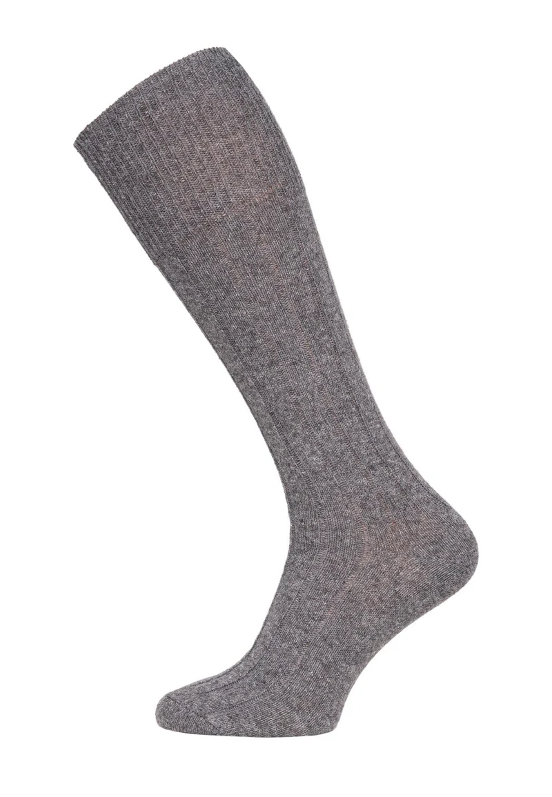 Ein Paar Kniestrumpf 49% Wolle Merino & Kaschmir