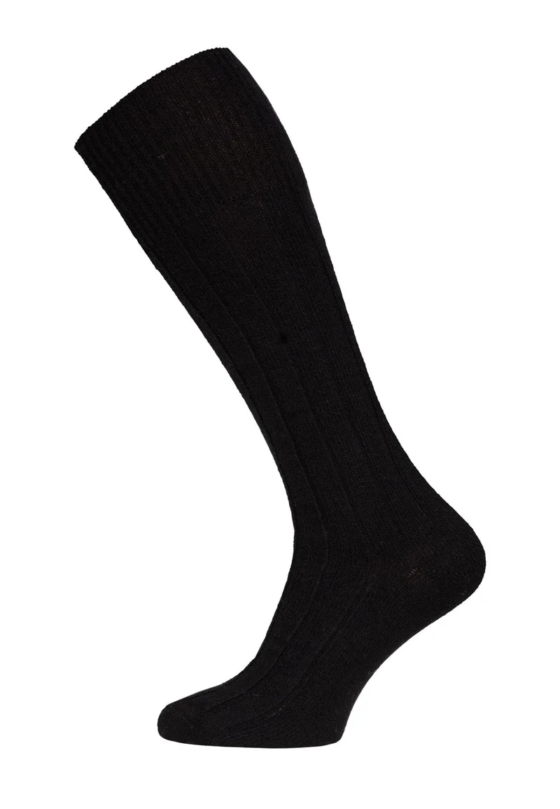 Ein Paar Kniestrumpf 49% Wolle Merino & Kaschmir