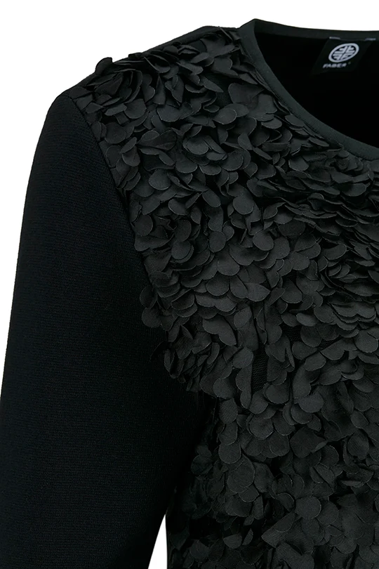 Strickjacke mit 3D-Optik