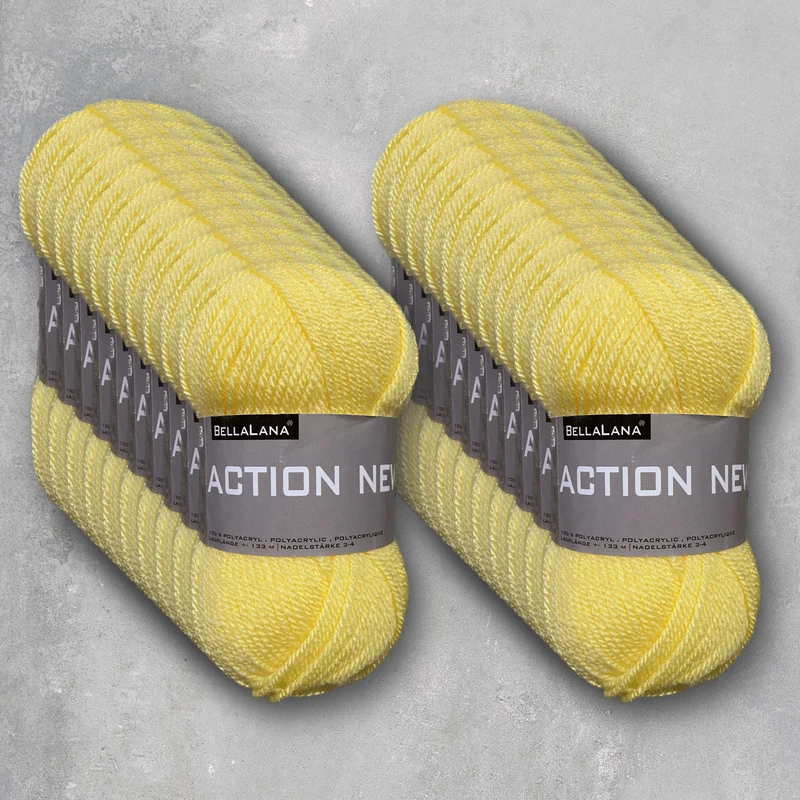 Wollpaket ACTION NEW 10x 50gr. (zum Vorteilspreis)