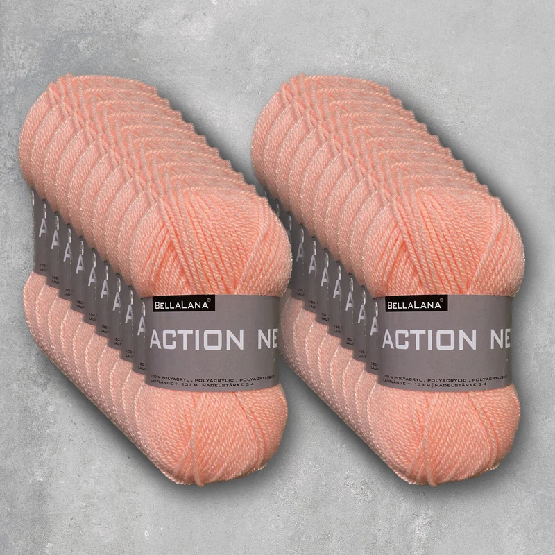 Wollpaket ACTION NEW 10x 50gr. (zum Vorteilspreis)