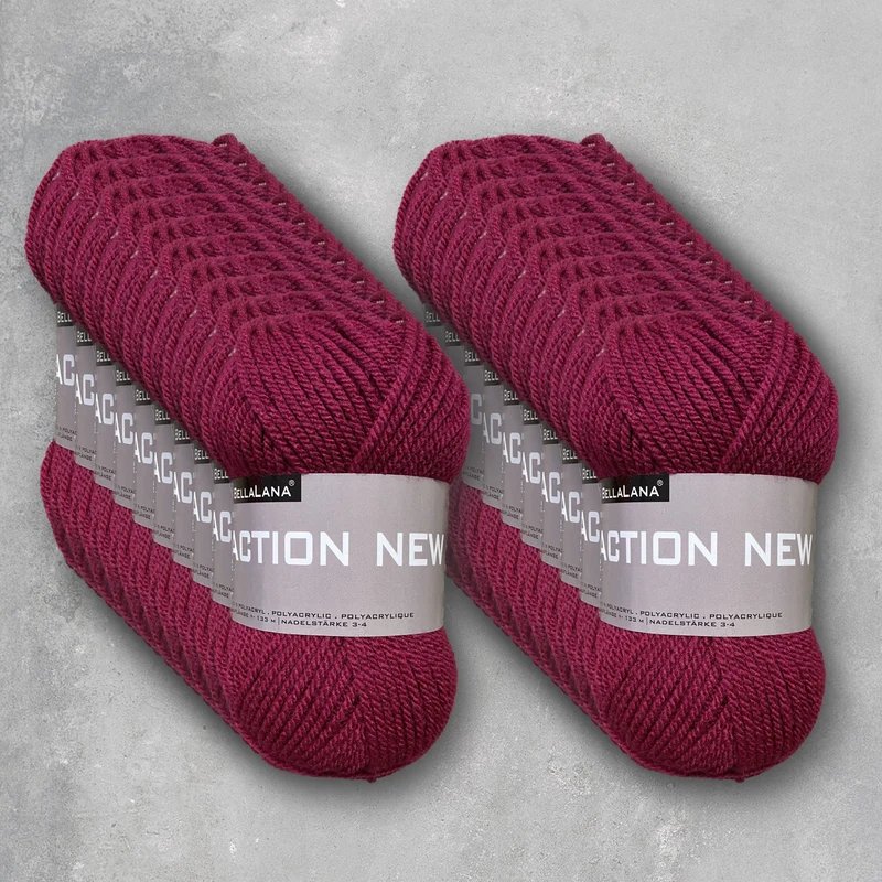 Wollpaket ACTION NEW 10x 50gr. (zum Vorteilspreis)