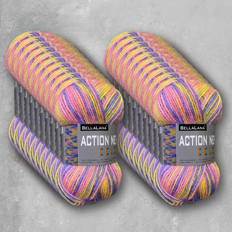 Wollpaket ACTION NEW color 10x 50gr. (zum Vorteilspreis)