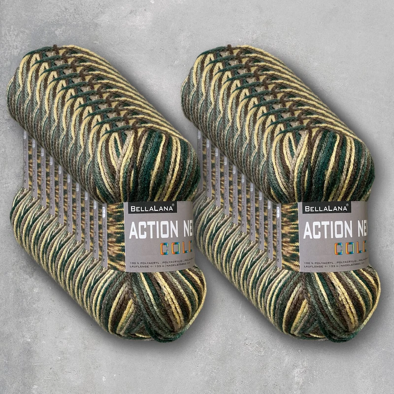 Wollpaket ACTION NEW color 10x 50gr. (zum Vorteilspreis)