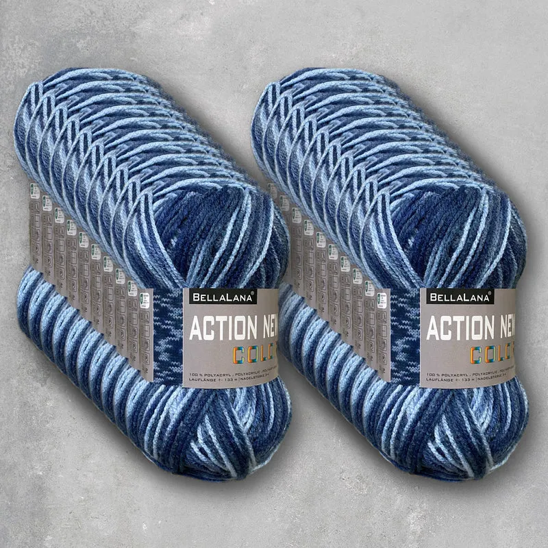 Wollpaket ACTION NEW color 10x 50gr. (zum Vorteilspreis)